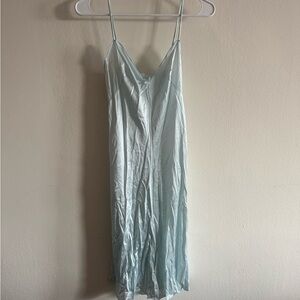 Sears Light Blue Satin Chemise